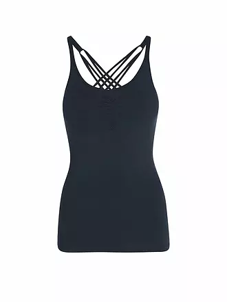 MANDALA | Top de yoga Infinity pour femmes | dunkelblau
